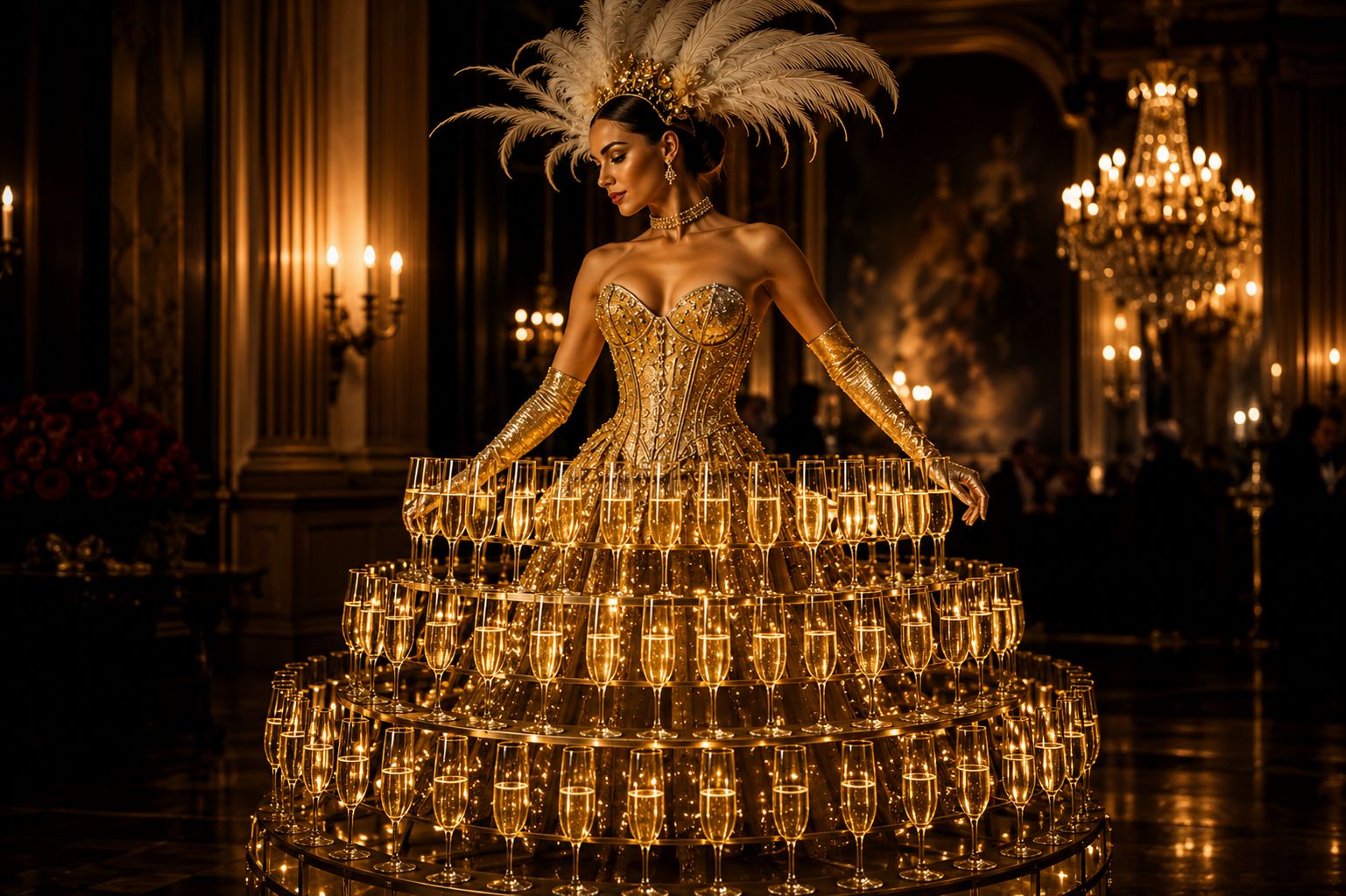Luxury editorial atmosphere